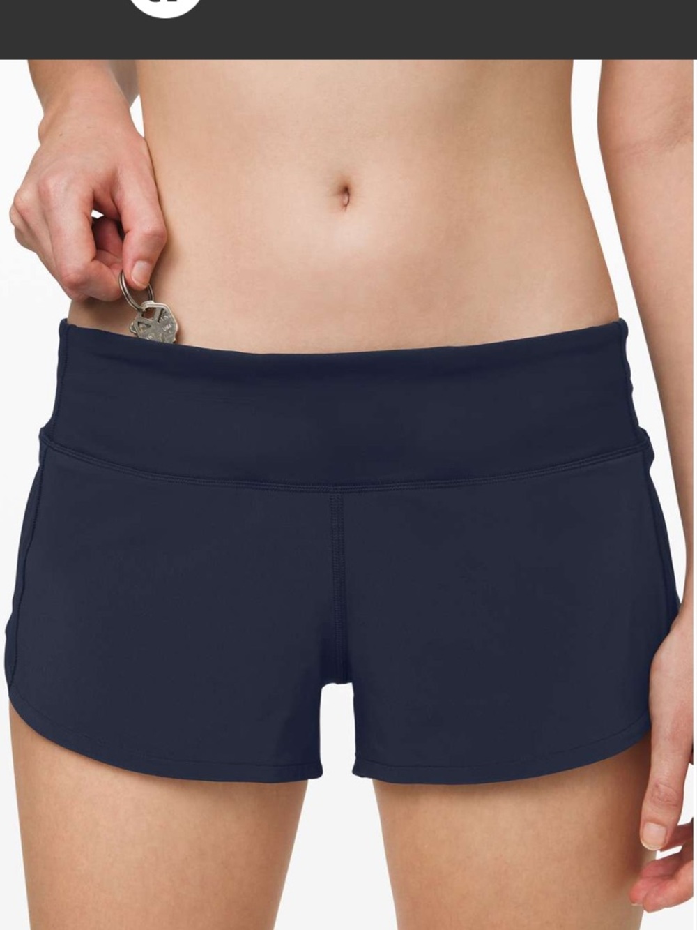 Lululemon Speed Up Short *2.5" True Navy Size 4 - Picture 5 of 11